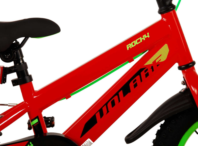 Afbeelding laden in galerijviewer, Volare rocky kinderfiets - jongens - 14 inch - rood - twee handremmen
