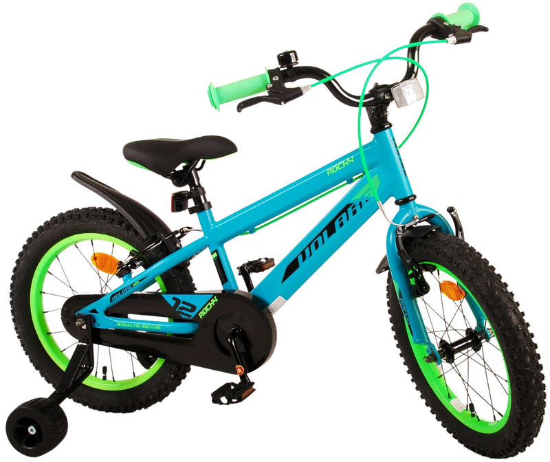 Load image into Gallery viewer, Volare Rocky Kinderfiets Jongens 16 inch Groen Twee handremmen
