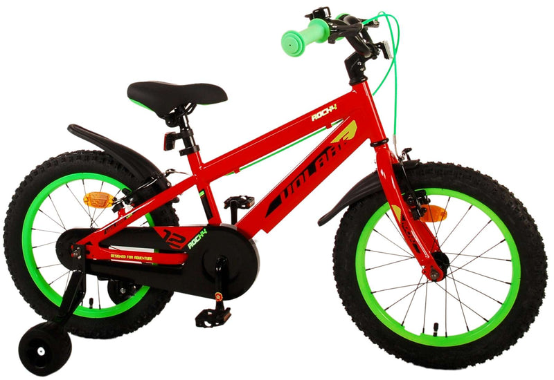 Load image into Gallery viewer, Volare Rocky Kinderfiets Jongens 16 inch Rood Twee handremmen
