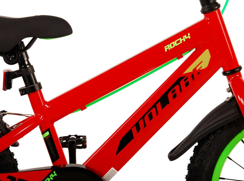 Load image into Gallery viewer, Volare Rocky Kinderfiets Jongens 16 inch Rood Twee handremmen
