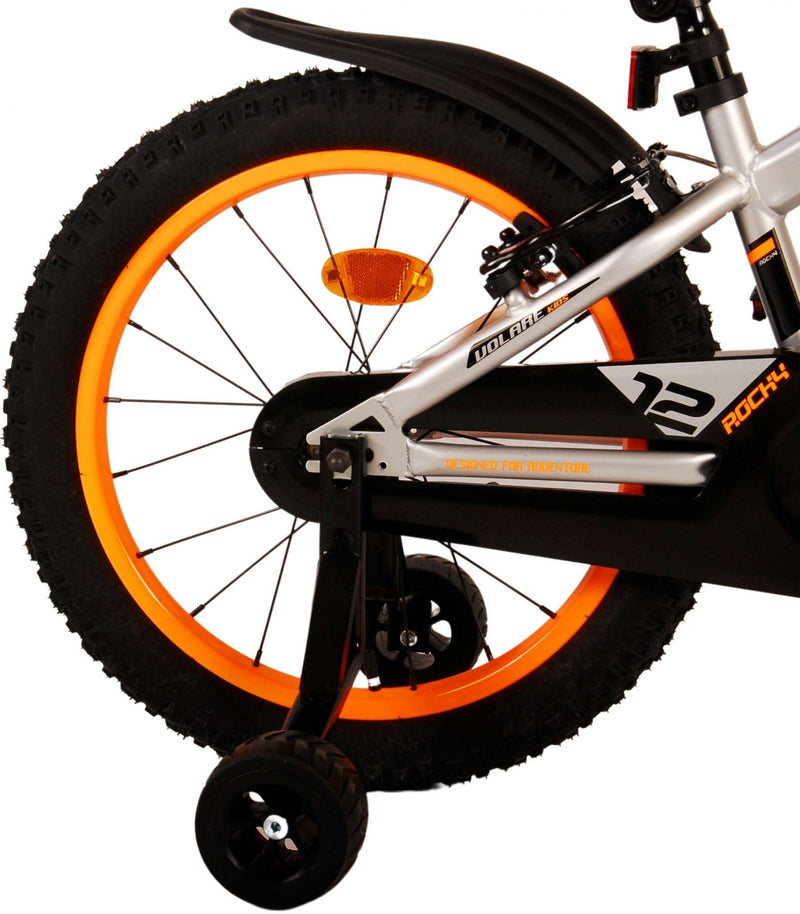 Load image into Gallery viewer, Volare Rocky Kinderfiets Jongens 18 inch Grijs Twee handremmen
