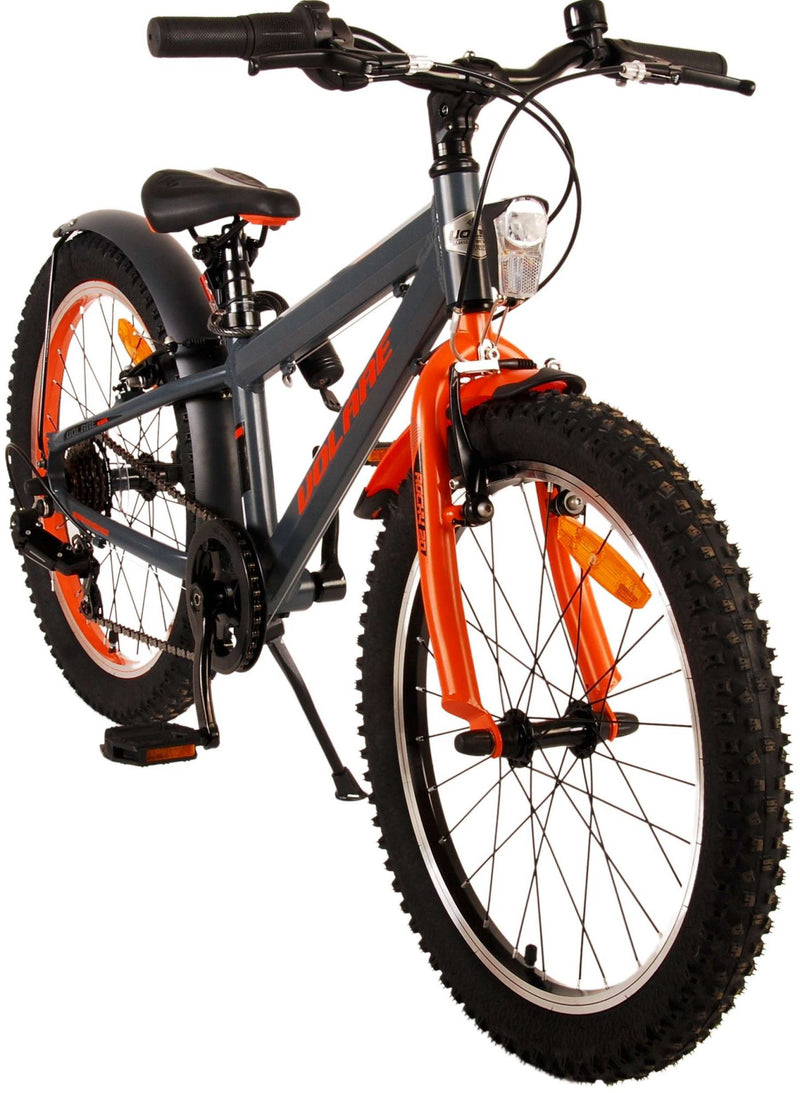 Load image into Gallery viewer, Volare Rocky Kinderfiets - 20 inch - Grijs Oranje - 6 speed - Prime Collection
