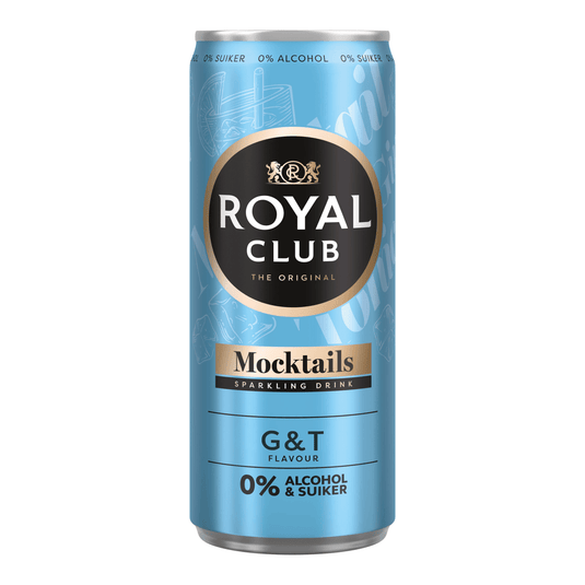 Royal club mocktails gin tonic 0% blik (12x 25cl)