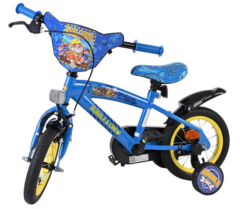 Afbeelding laden in galerijviewer, Volare paw patrol -rubble crew - kinderfiets - jongens - 12 inch - blauw
