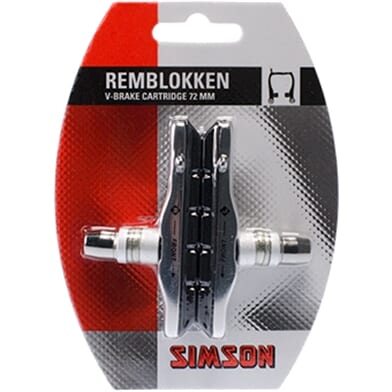 Simson v-brake cardridge remschoen cpl.