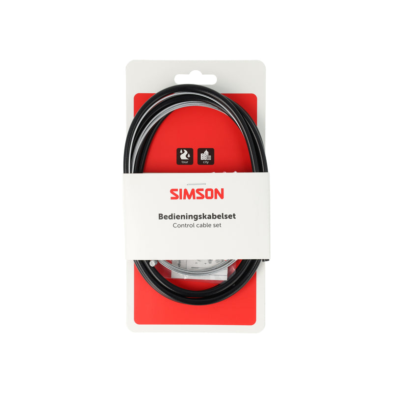 Laden Sie das Bild in Galerie -Viewer, Simson versnellingskabelset compleet sa - zwart
