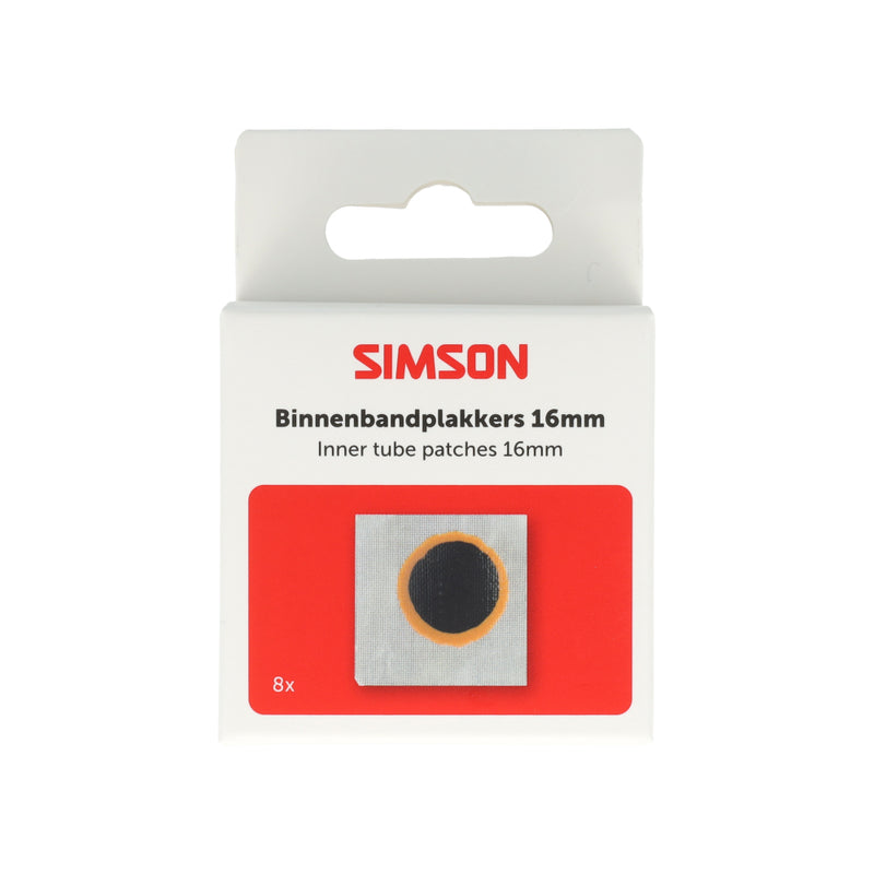 Laden Sie das Bild in Galerie -Viewer, Simson binnenbandpleisters 16mm 8st
