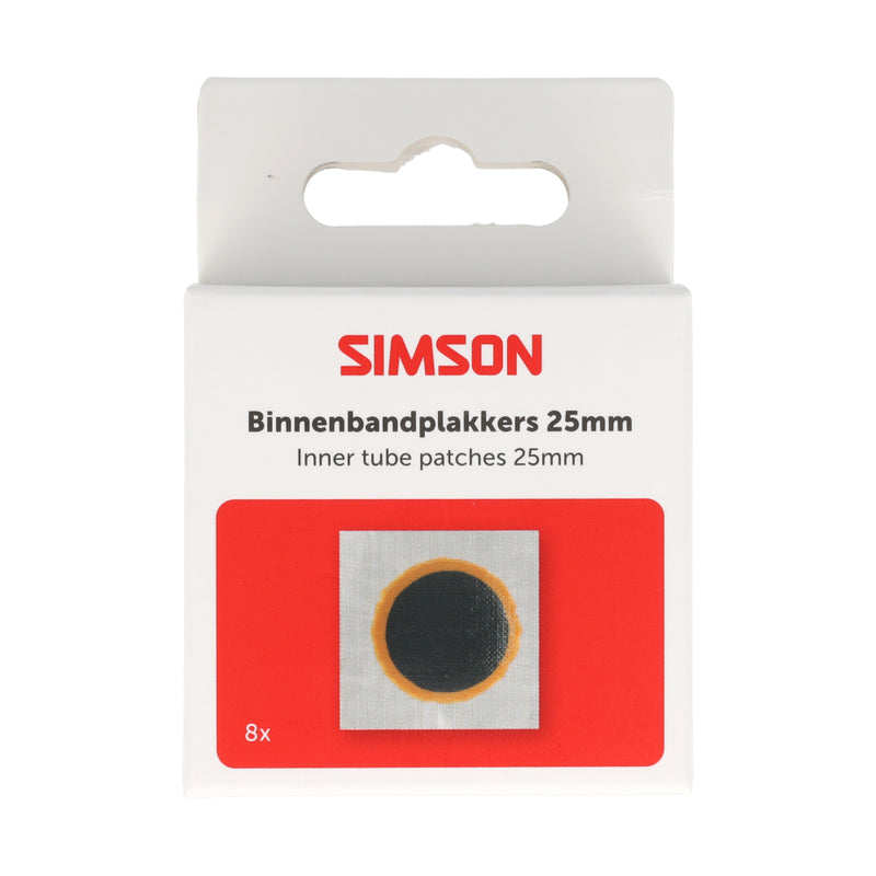 Laden Sie das Bild in Galerie -Viewer, Simson binnenbandpleisters 25mm 8st

