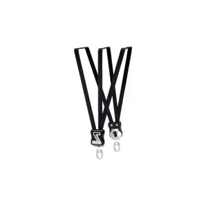 Snelbinder Trio Simson extra kort met 3 binders - zwart