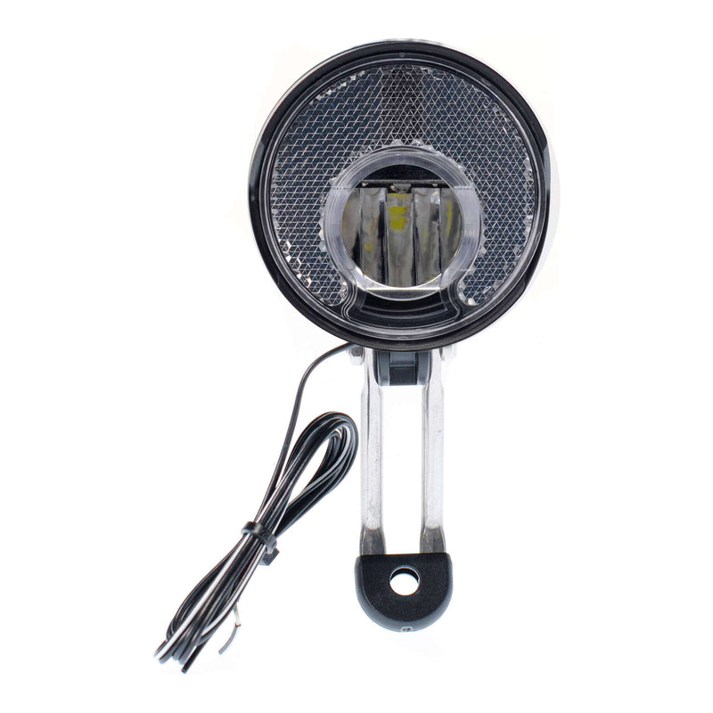 Load image into Gallery viewer, Simson voorvorkkoplamp Truss E-bike zwart op kaart
