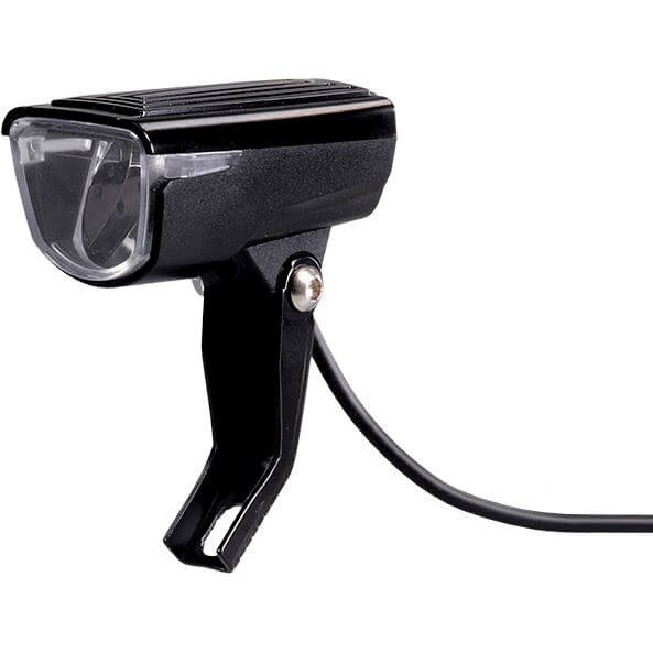 koplamp Luna e-bike led 6 cm voorvork 25 lux zwart