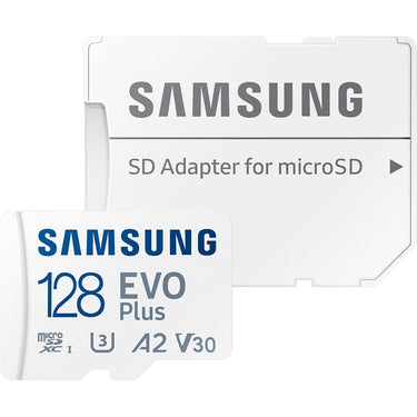 Microsd-kaart samsung evo plus 128 gb wit