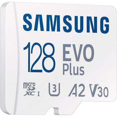 Microsd-kaart samsung evo plus 128 gb wit