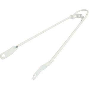 Spatbordstang bumper 28sp wit