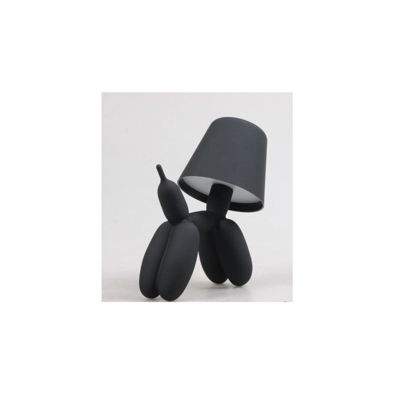 Cargue la imagen en el visor de la galería, Stoobz design led tafellamp ballon hond zwart 16x10x18cm
