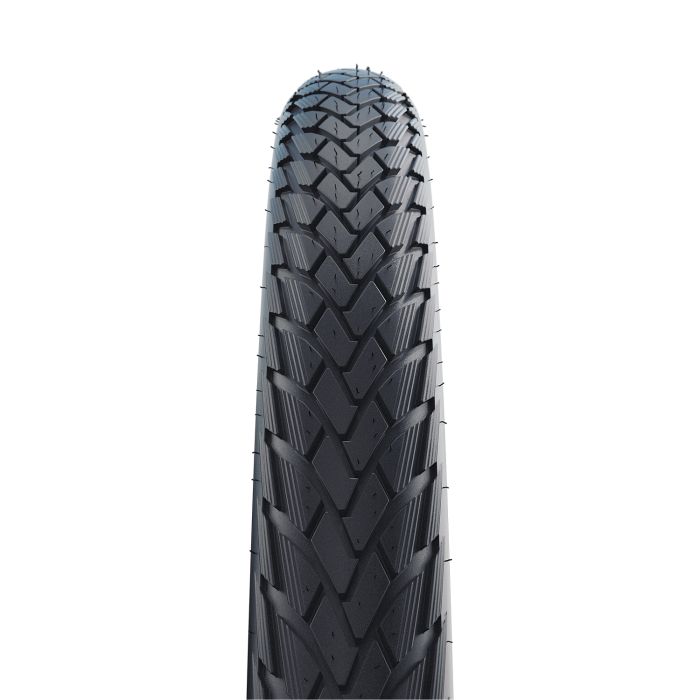 Afbeelding laden in galerijviewer, Schwalbe buitenband Marathon Perf G-Guard 27.5 x 2.15 zw refl
