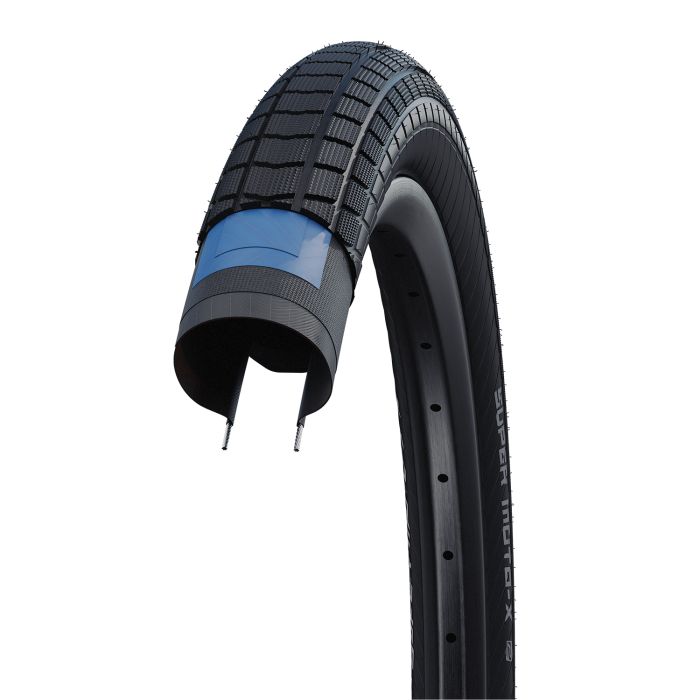Afbeelding laden in galerijviewer, Buitenband Schwalbe 27.5-2.80(70-584) Super Moto-X Performance zw
