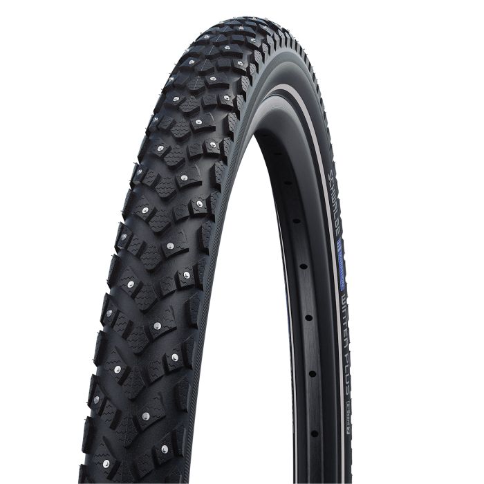 Load image into Gallery viewer, Schwalbe marathon winter plus - wired - winter - smartguard - 26x2.00 - black + reflex

