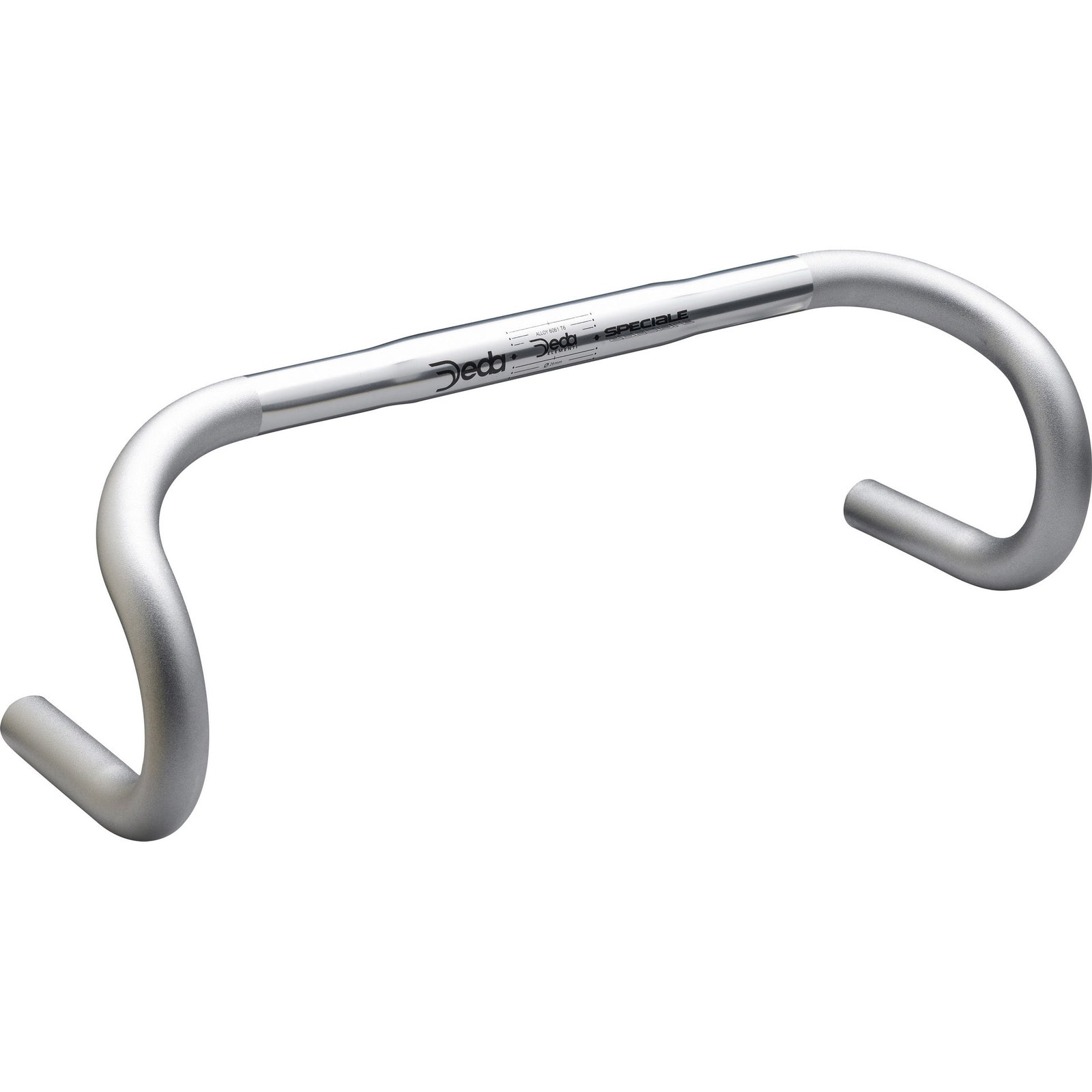 Deda St.bocht Speciale ⌀26mm 46cm polish zilver