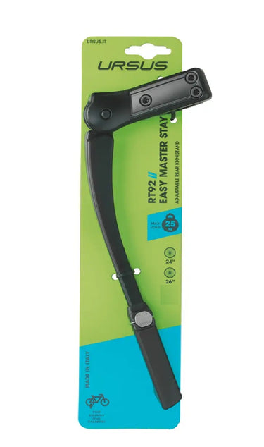 Ursus standaard easy master stay verstelbaar zwart 335 mm. 24 26 27.5