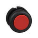 Harmony drukknop rood met rubberafd. | 10 stuks