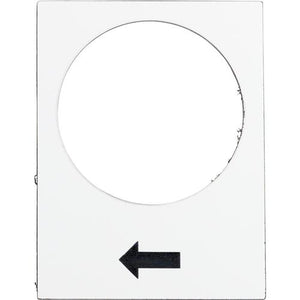 Harmony etiket zwart zwarte pijl omhoog | 10 stuks