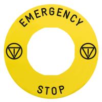 Harmony etiket noodstop 60mm | 10 stuks