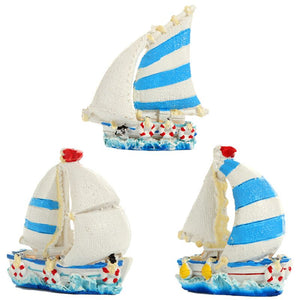 Zeilboot - strand souvenier nautische decoratie