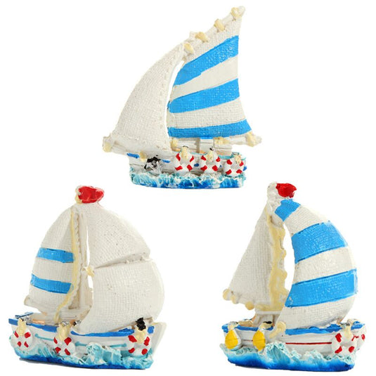 Zeilboot - strand souvenier nautische decoratie