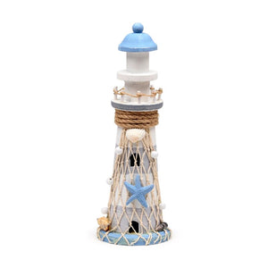 Strandsouvenir - vuurtoren blauw ster