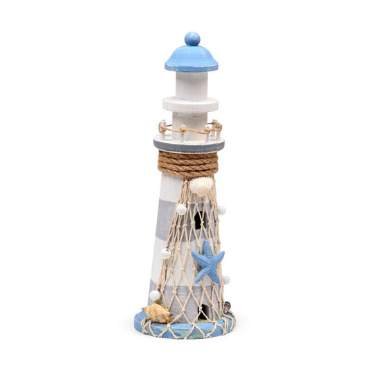 Strandsouvenir - vuurtoren blauw ster