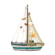 Strandsouvenir - zeilboot schelpen