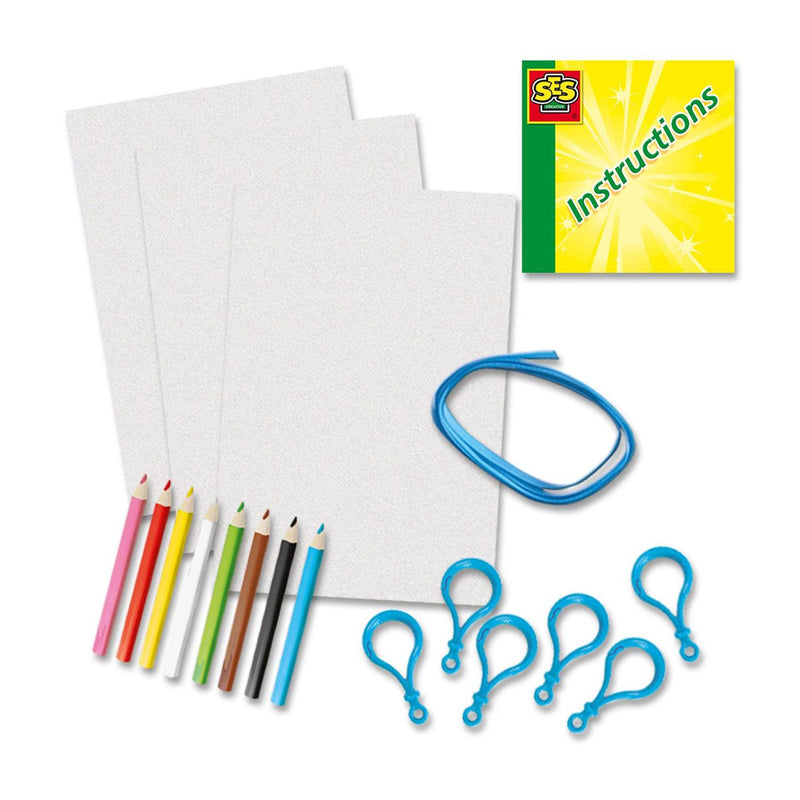 Load image into Gallery viewer, Ses krimpfolie - dino sleutelhangers
