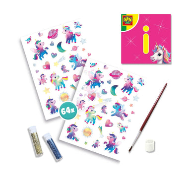 Ses unicorn - tattoos en glitters