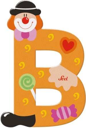 Sevi letter clown b: 10 cm (81738)