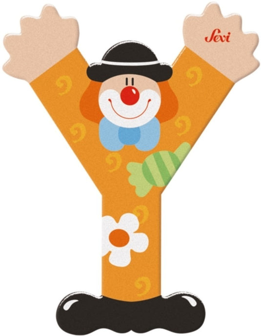 Sevi letter clown y: 10 cm (81761)