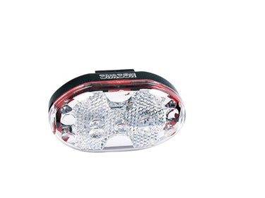 Simson batterij voorlicht - 5 led's - handige bevestiging - inclusief batterijen