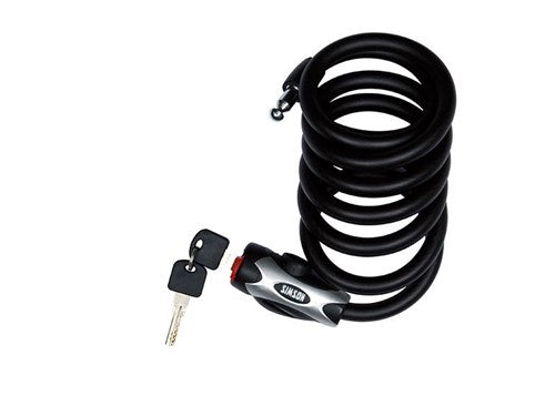Merkloos sans marque simson spiraalkabelslot regular size xl 10mm x 150cm