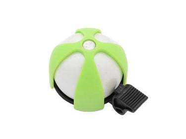 Simson fietsbel Sport wit-lime op kaart