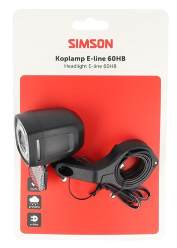 Simson koplamp aurora e-line 60hb
