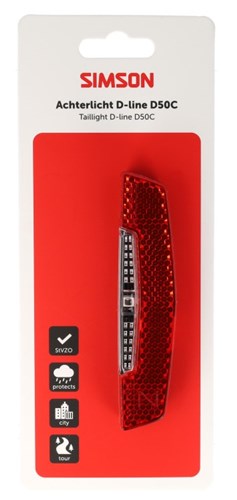 Load image into Gallery viewer, Simson aurora achterlicht d-line d50c
