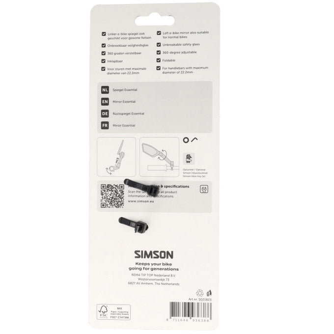 Cargue la imagen en el visor de la galería, Simson spiegel essential
