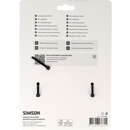 Simson ringslot art**