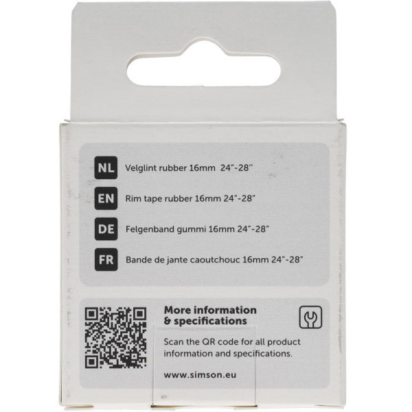 Chargez l'image dans la visionneuse de la galerie, Simson velglintrubber 24 -28'' 16mm breed

