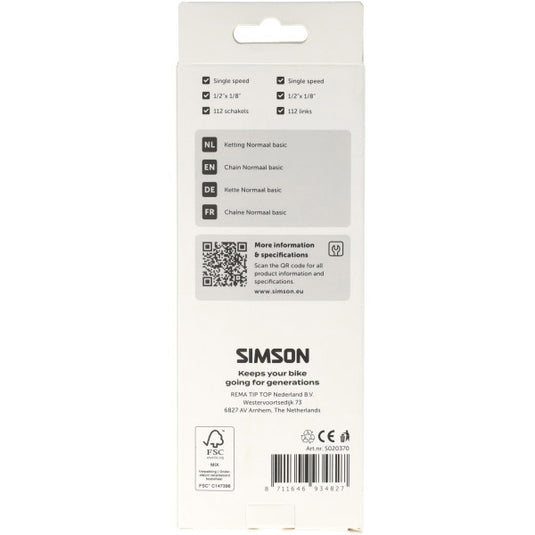 Simson ketting normaal basic