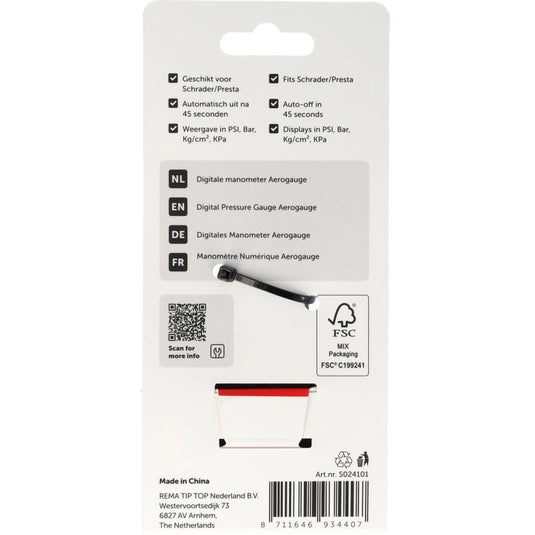 Simson digitale manometer aerogauge