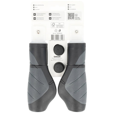Simson handvatset ergonomics zwart antraciet