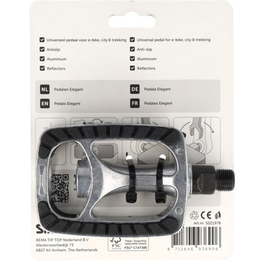 Simson pedalen elegant anti-slip - aluminium