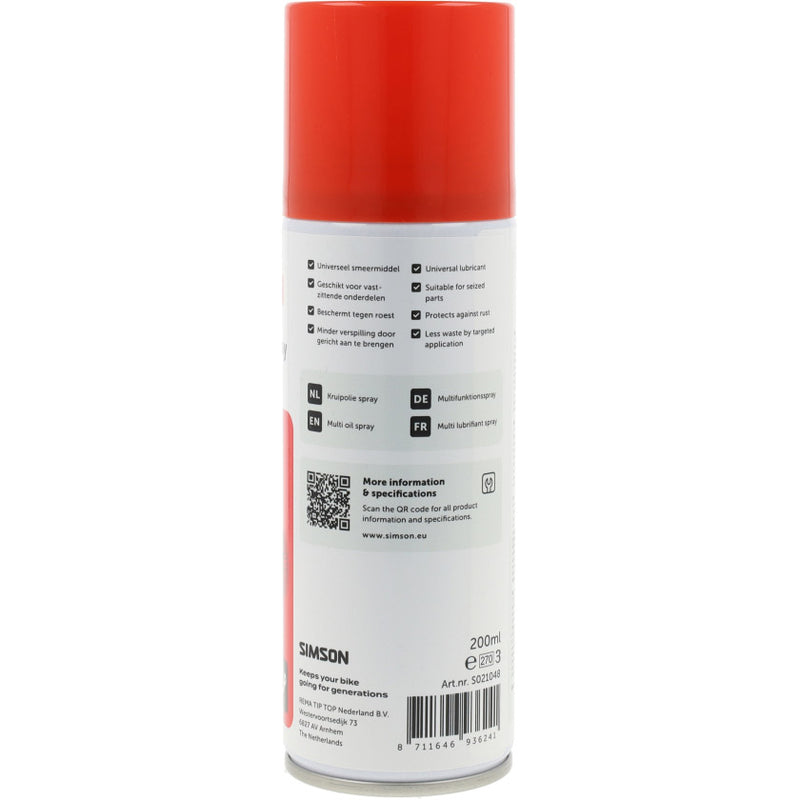 Afbeelding laden in galerijviewer, Simson kruipolie spray 200ml
