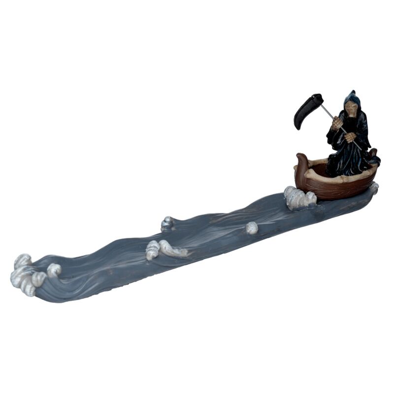 Load image into Gallery viewer, The reaper veerman van de dood wierookhouder separate zeis
